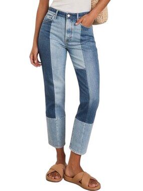 New Rag & Bone Bryon Stretch Miramar Nina Cigarette High Rise Cropped Jeans 31